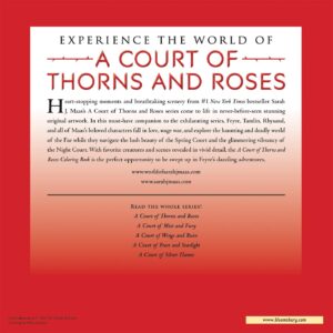 a Court of Thorns and Roses Coloring Book