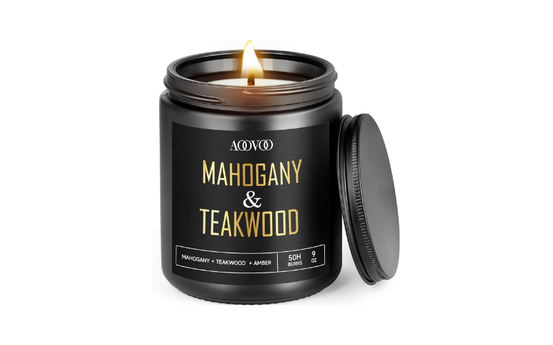 Mahogany Teakwood Candle