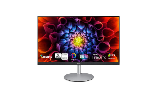 Acer 28 inch 4k Monitor Silver