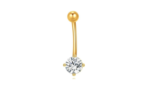 Real Gold Belly Button Rings