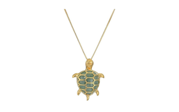 Gold Turtle Necklace