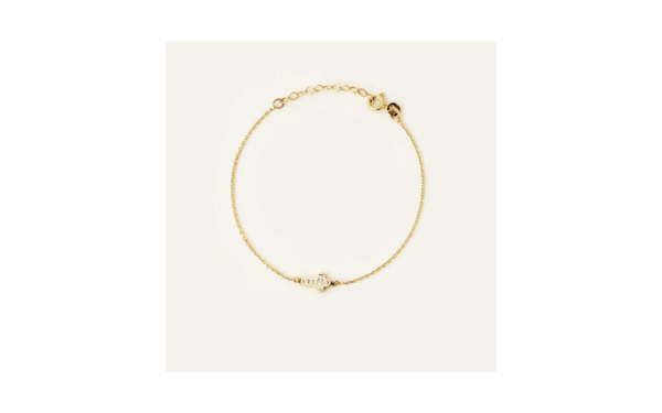 14k Gold and Diamond Bracelet